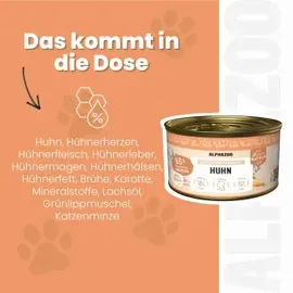 alphazoo Monoprotein Huhn 6 x 200 g