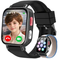 Ucani 4G Smartwatch für Kinder GPS, Kinder Watch Uhr Telefon mit Videoanruf und Voice Chat, WiFi, SOS, Schrittzähler, Wecker, Spiele, Kindergeschenke Armbanduhr Uhr für Mädchen Jungen ab 4 (Schwarz)