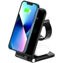 QI Wireless Ladegerät 3in1 Charger Ladestation