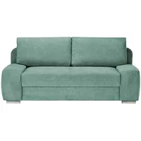 Bobb Schlafsofa mit Boxspringpolsterung Viannie de Luxe ¦ türkis/petrol