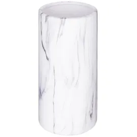 Atmosphera Créateur d'intérieur Blumenvase in weiß - Marmor - H20 cm - Weiß
