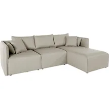 OTTO home Eckcouch Baumwolle 3-Sitzer Beige