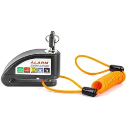 Bremsscheibenschloss Alarm passend für Ducati Scrambler 1100 Sport / Sport inkl. Erinnerungskabel Tourtecs schwarz