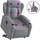vidaXL Massagesessel mit Aufstehhilfe Stoff 94,5 x 100 x 94,5 cm Grau