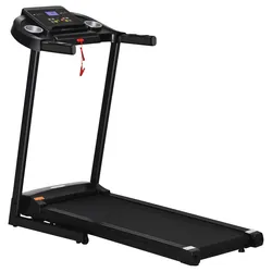 HOMCOM Laufband Stahl, ABS