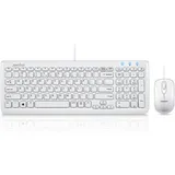 PERIDUO-303 Wired Compact Keyboard and Mouse Set