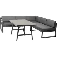 ACAMP Signature Lounge-Set 214 x 63 cm grau