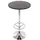MCW Stehtisch Bilbao rund 60 x 110 cm Schwarz