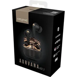 Creative Labs Creative Aurvana Ace 2 Leichte, echte kabellose In-Ears mit Bluetooth LE Audio, aptX Lossless und xMEMS-Treiber,