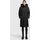khujo Damen Langer Wintermantel mit Kapuze Jilias5-YM Black Gr. M - M