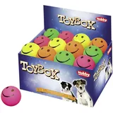 Nobby Moosgummi Smiley Ball 7,2 cm mehrfarbig