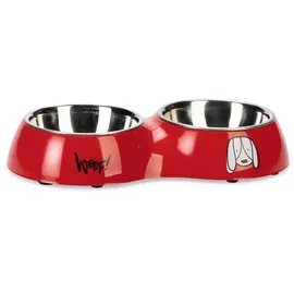 Karlie Hundenapf Jairo 1800 ml rot Dinner Set 2 x 900 ml