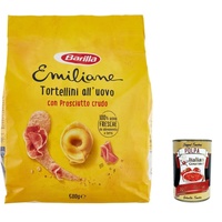 12x Barilla Pasta all'Uovo Le Emiliane Tortellini con Prosciutto 500g+Polpa 400g