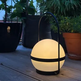 Dyberg Larsen Laterne Solar LED lampe Außenbereich Garten Laterne Summer, Dyberg Larsen, - Weiß/Schwarz
