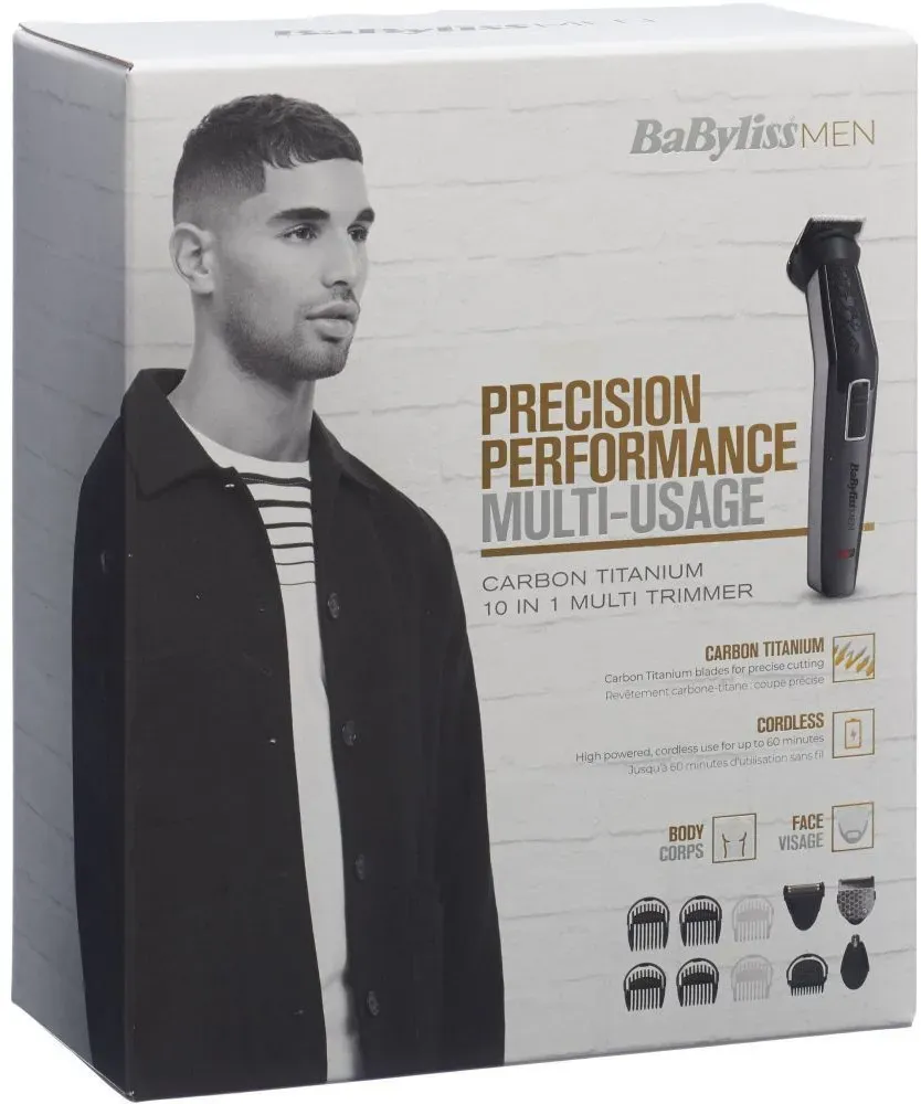 BaByliss Multi 10 en 1 Carbon Titanium