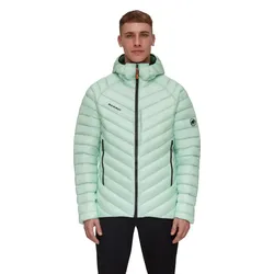 Mammut Winter-Daunenjacke Broad Peak Insulated Hooded (Kapuze, wärmend dank Daunenfüllung) mintgrün/schwarz Herren