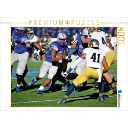 CALVENDO Puzzle CALVENDO Puzzle Touchdown - American Football 1000 Teile Lege-Größe 64 x 48 cm Foto-Puzzle Bild von Renate Bleicher, 1000 Puzzleteile