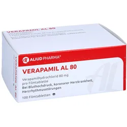 Verapamil AL 80 Filmtabletten 100 St