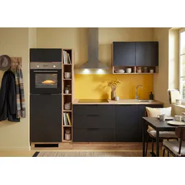 BASIC by Balculina Küchenzeile Oskar 250 cm schwarz