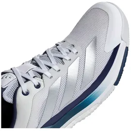 adidas Crazyquick BOOST Padel-Schuh grau|weiß|blau 44 2/3
