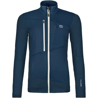 Ortovox Fleece Grid Damen Fleecejacke Blau L