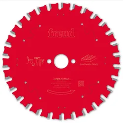 Freud Kreissägeblatt für Sandwichplatten 160x2,0/1,6x20mm 30 Zähne FR06X001H