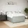 vidaXL Boxspringbett 140 x 200 cm Hellgrau