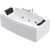 Home Deluxe NOOR Whirlpoolbadewanne 173 x 80 cm (ca. 84 cm)