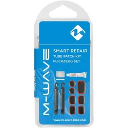 M-Wave Reifenreparaturset 12-teilig Smart Repair Kit Schwarz EINHEITSGRÖSSE