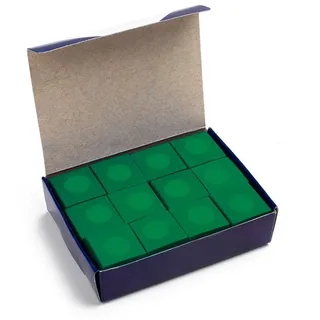 Sportime Billardkreide Gold Cup Grün Billard Unisex Grün grün sans taille