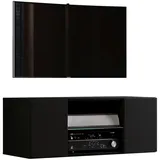 VCM Jusa TV-Lowboard 115 cm schwarz