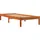 vidaXL Massivholzbett 90 x 200 cm Wachsbraun