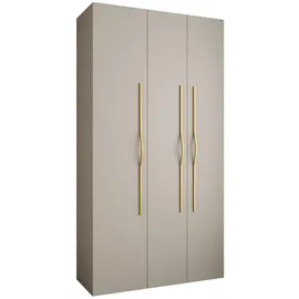 abiks möbel Drehtürenschrank COMO 130 x 245,5 x 50 cm Gold