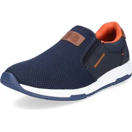 Rieker Slip-On Sneaker Herren Blau Weite E 43