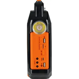 EasyMaxx Solar-Generator Kit 4500mAh schwarz/orange