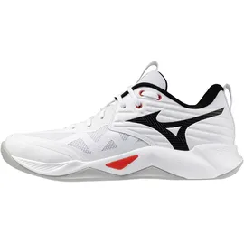 Mizuno Wave Momentum Pro Herren White/Black/Fiery Red 42,5