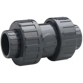 Poolomio PVC Rückschlagventil, federbelastet 50mm