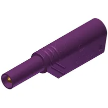 HIRSCHMANN TEST & MEASUREMENT LAS S WS Sicherheits-Lamellenstecker Stecker, gerade Stift-Ø: 4 mm Violett 1 St.