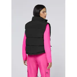 Chiemsee Steppweste CHIEMSEE, Damen, Gr. XL (42), schwarz beauty, 100% Polyester, Westen Steppweste