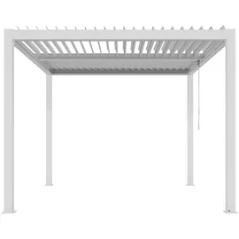 Ximax Lamellendach Pergola Shade 3 x 3 m Weiß