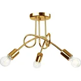 Lamkur Deckenleuchte CAMILLA gold E27 L:36cm H:30cm dimmbar - gold