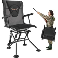 Vevor Faltstuhl Campingstuhl Anglerstuhl mit Armlehnen & einstellbarem Tragegurt