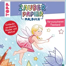 Frechverlag Zauberpapier Malbuch Verwunschenes Feenland