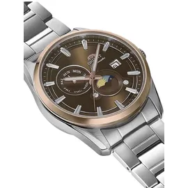 Orient Stretto Sun & Moon Automatik Edelstahl 42,0 mm RA-AK0313Y30B