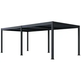 Paragon Outdoor Pergola Grand Tuscan 1224 Anthrazit 369 cm x 721 cm x 256 cm