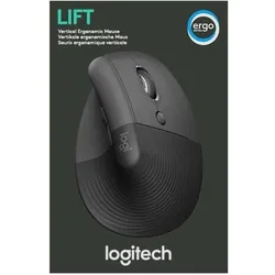 Logitech Maus für Rechtshänder Lift Right