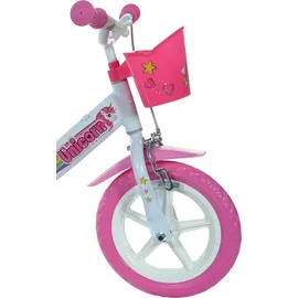 DINO BIKES Unicorn 12 Zoll RH 22 cm weiß/rosa