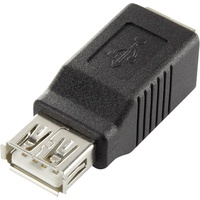 Renkforce USB 2.0 Adapter [1x USB 2.0 Buchse A - 1x USB 2.0 Buchse B] rf-usba-05 vergoldete Steckkon