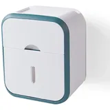 Grüner, Wandmontierter Toilettenpapierspender, Kein Bohren Erforderlich, Mit Papierauswurf Und Rollenbox, Badezimmerablage, Ohne Rollenachse