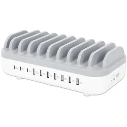 Manhattan 10-Port USB Power Delivery-Ladestation - 120 W